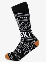 Whiskey Original Black Men's Socks