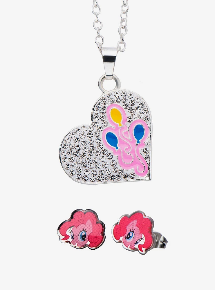 My Little Pony Pinky Pie Necklace and Earring Set