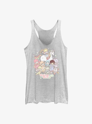 Rainbow Brite Pastel Party Womens Tank