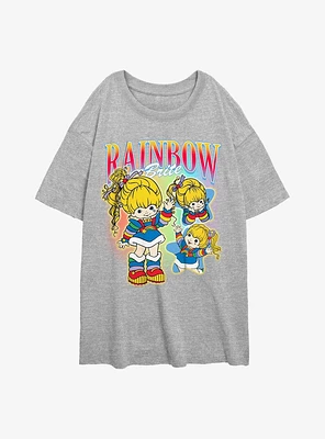 Rainbow Brite Y2K Womens Oversized T-Shirt