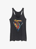 Marvel Lady Deadpool Triangle Portrait Womens Tank Top