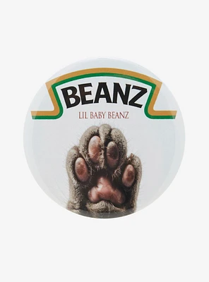 Paw Beanz 3 Inch Button