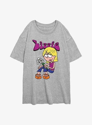 Disney Lizzie McGuire Chillin With Bouquet Girls Oversized T-Shirt