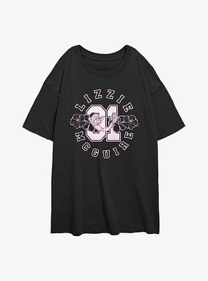 Disney Lizzie McGuire College Vibes Girls Oversized T-Shirt