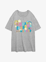 Disney Lizzie McGuire Dreams Are Made Of Girls Oversized T-Shirt