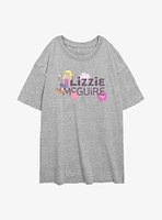 Disney Lizzie McGuire Logo Pop Girls Oversized T-Shirt