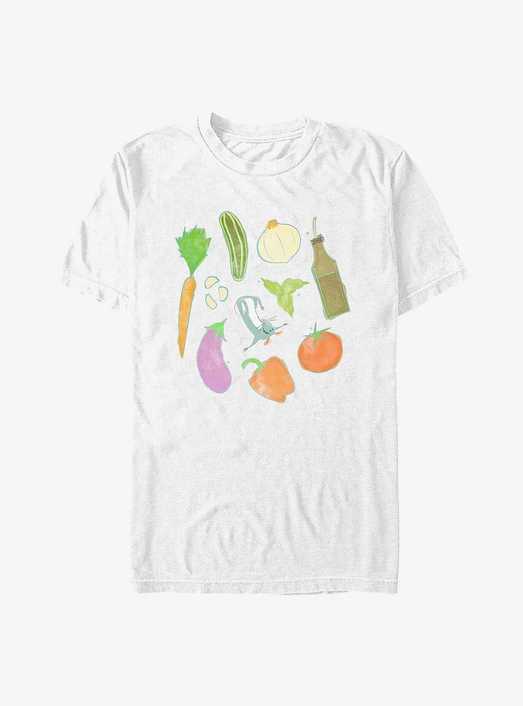 Disney Pixar Ratatouille Ingredients T-Shirt