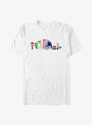 Disney Pixar Inside Out 2 All Emotions T-Shirt