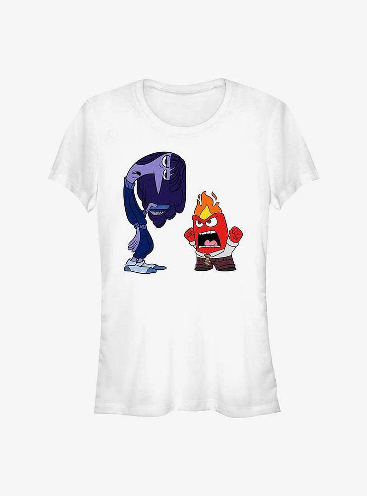 Disney Pixar Inside Out 2 Ennui And Anger Girls T-Shirt