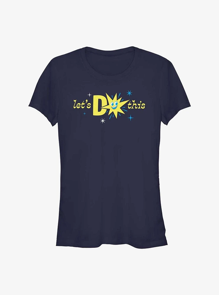 Disney Pixar Inside Out 2 Let's Do This Girls T-Shirt