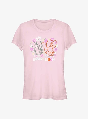 Disney Minnie Mouse & Daisy Duck Bows Bloom Girls T-Shirt