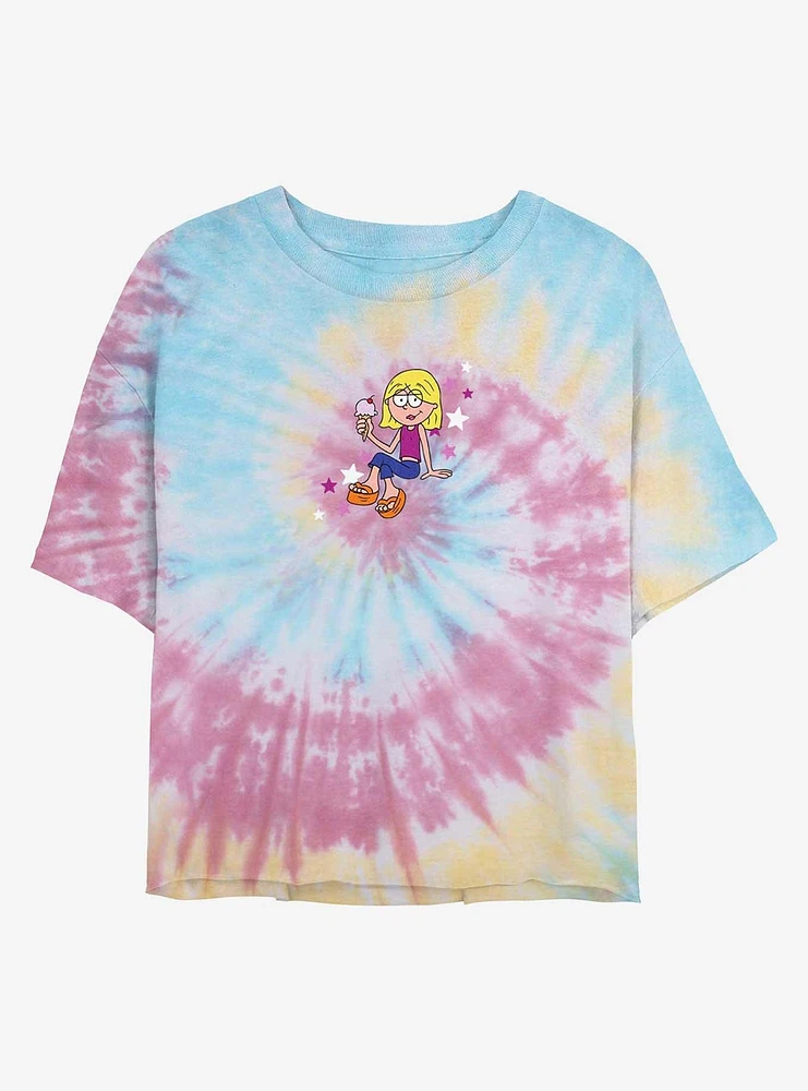 Disney Lizzie McGuire Lil Girls Tie-Dye Crop T-Shirt