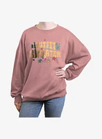 Disney Lizzie McGuire Outfit Repeater Girls Oversized Sweatshirt