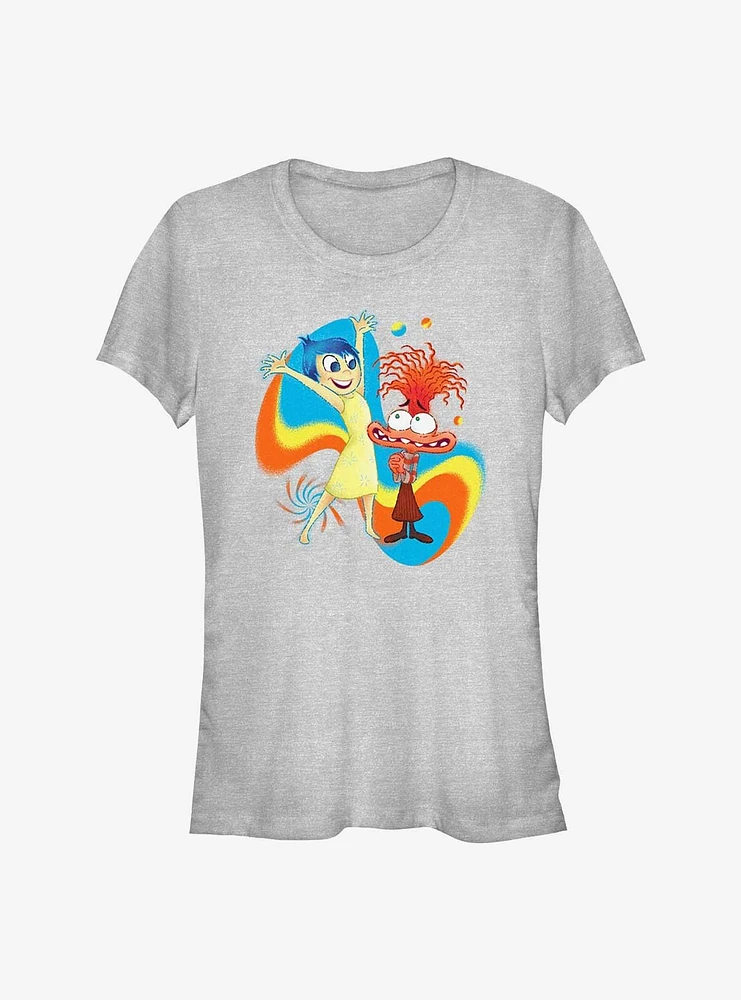 Disney Pixar Inside Out 2 Joy And Anxiety Girls T-Shirt