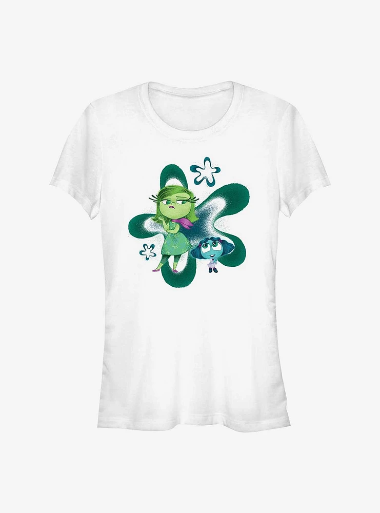 Disney Pixar Inside Out 2 Envy And Disgust Girls T-Shirt