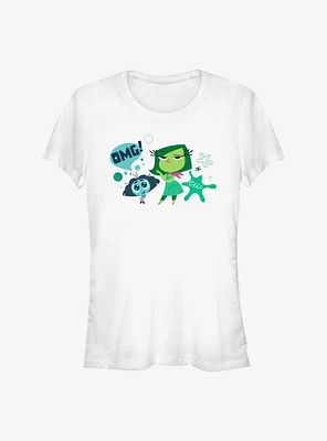 Disney Pixar Inside Out 2 Little Envy And Disgust Girls T-Shirt