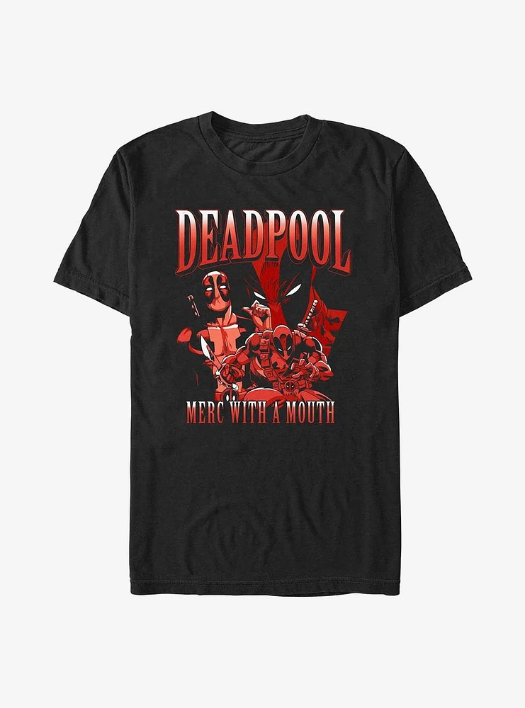 Marvel Deadpool Merc Collage T-Shirt