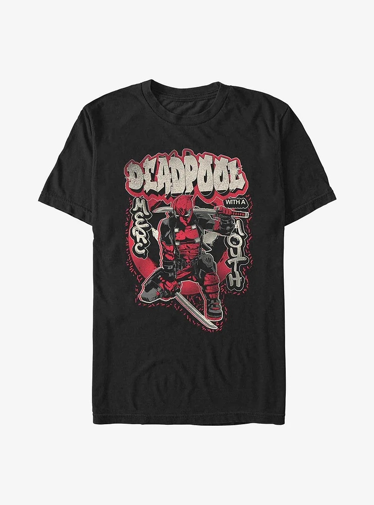 Marvel Deadpool Graffiti T-Shirt