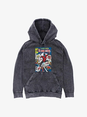 Marvel Nightcrawler Comic Cover Mineral Wash Hoodie