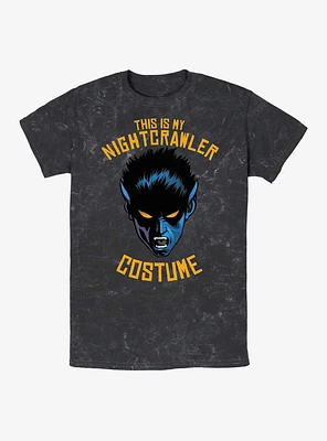 Marvel X-Men This Is My Nightcrawler Costume Mineral Wash T-Shirt