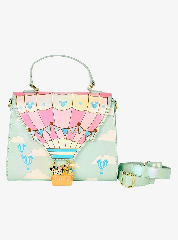 Loungefly Disney Mickey & Friends Hot Air Balloon Crossbody Bag