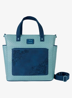 Loungefly Disney Lilo & Stitch Floral Stitch Convertible Tote Bag