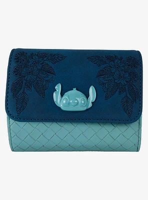 Loungefly Disney Lilo & Stitch Floral Embroidered Wallet