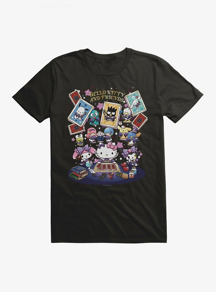 Hello Kitty And Friends Tarot Cards Reading T-Shirt