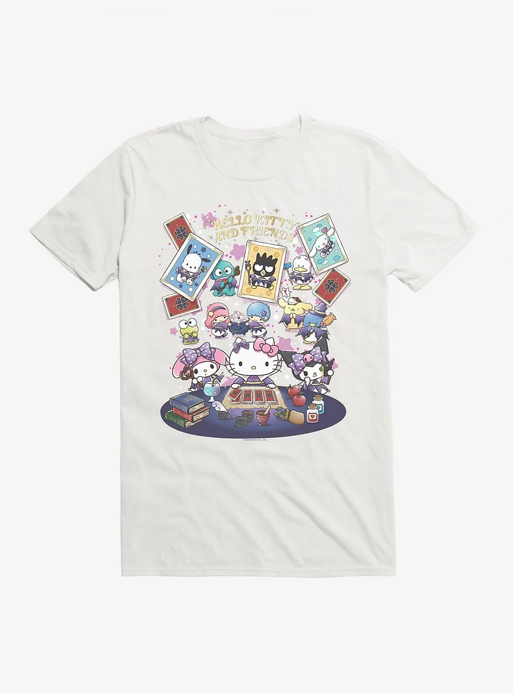 Hello Kitty And Friends Tarot Cards Reading T-Shirt