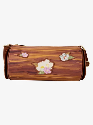 Loungefly Disney The Fox and The Hound Floral Log Figural Crossbody Bag