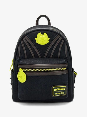 Loungefly DreamWorks How To Train Your Dragon Toothless Neon Mini Backpack