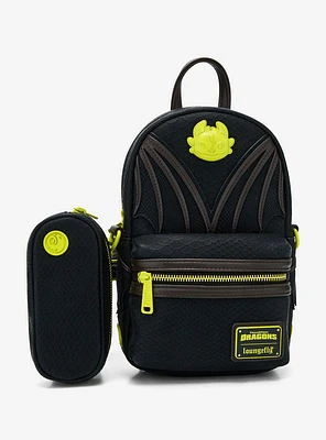 Loungefly DreamWorks How To Train Your Dragon Toothless Neon Crossbody Bag with Coin Purse