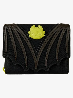 Loungefly DreamWorks How To Train Your Dragon Toothless Neon Wallet