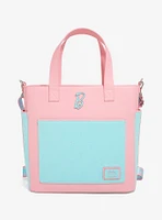 Loungefly Barbie Pastel Color Block Convertible Tote Bag