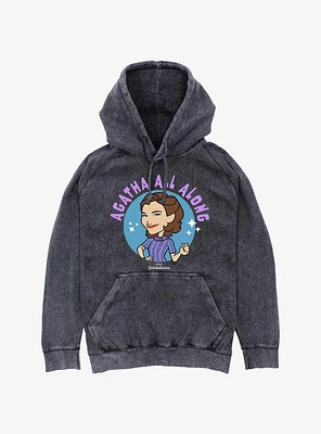 Marvel WandaVision All Along Mineral Wash Hoodie