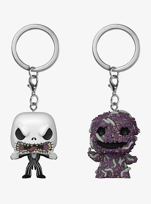 Funko Pocket Pop! Disney The Nightmare Before Christmas Jack Skellington & Oogie Boogie Keychain Set