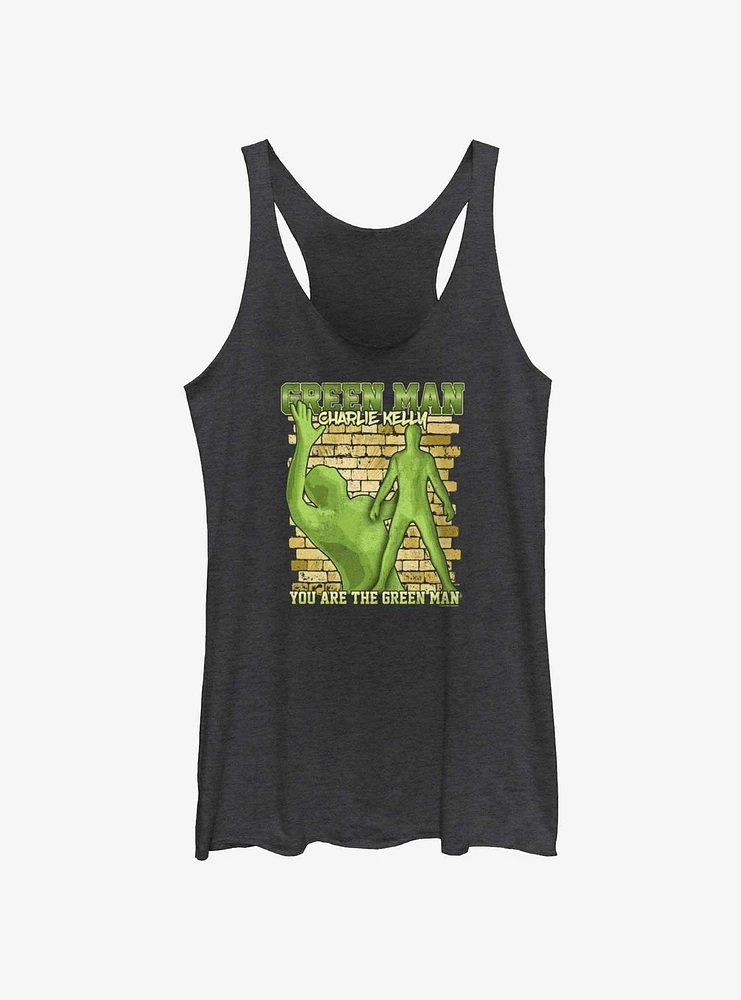 It's Always Sunny Philadelphia Green Man Womens Tank Top