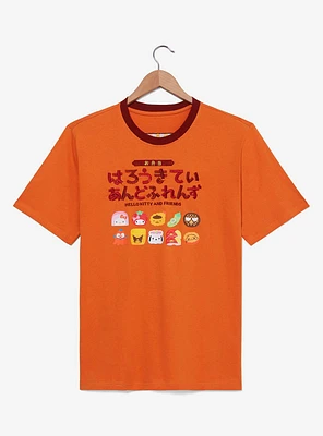 Sanrio Hello Kitty & Friends Bento Box Foods Ringer T-Shirt - BoxLunch Exclusive