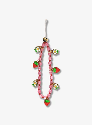 Strawberry Shortcake Vintage x Sonix Beaded Wristlet Charm