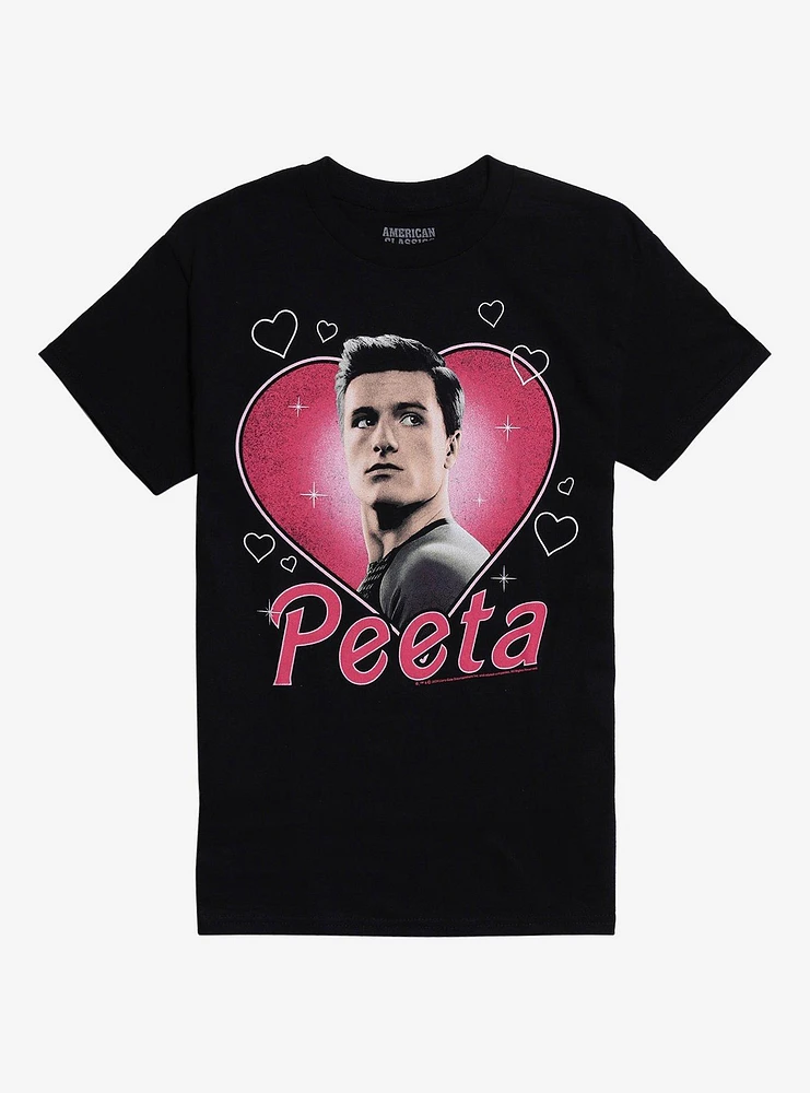 The Hunger Games Peeta Heart Boyfriend Fit Girls T-Shirt