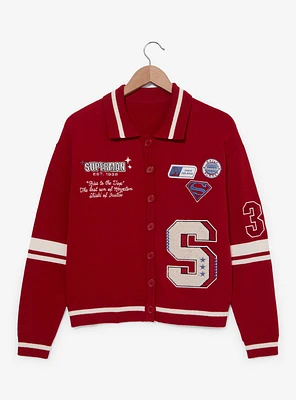 DC Comics Superman Icon Patches Women's Cardigan