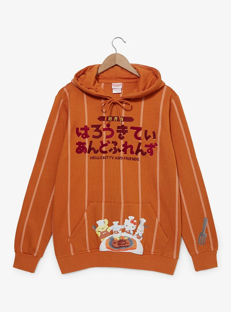 Sanrio Hello Kitty and Friends Bento Box Striped Hoodie - BoxLunch Exclusive