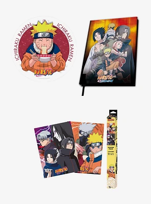 Naruto Shippuden Mousepad Poster & Notebook Bundle