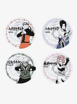 Naruto Shippuden Set of 4 Plates