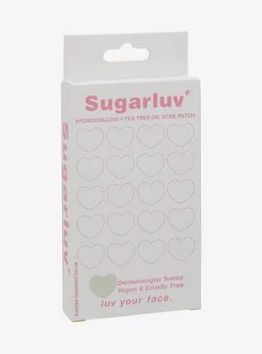 Sugarluv Heart Hydrocolloid & Tea Tree Oil Acne Patches