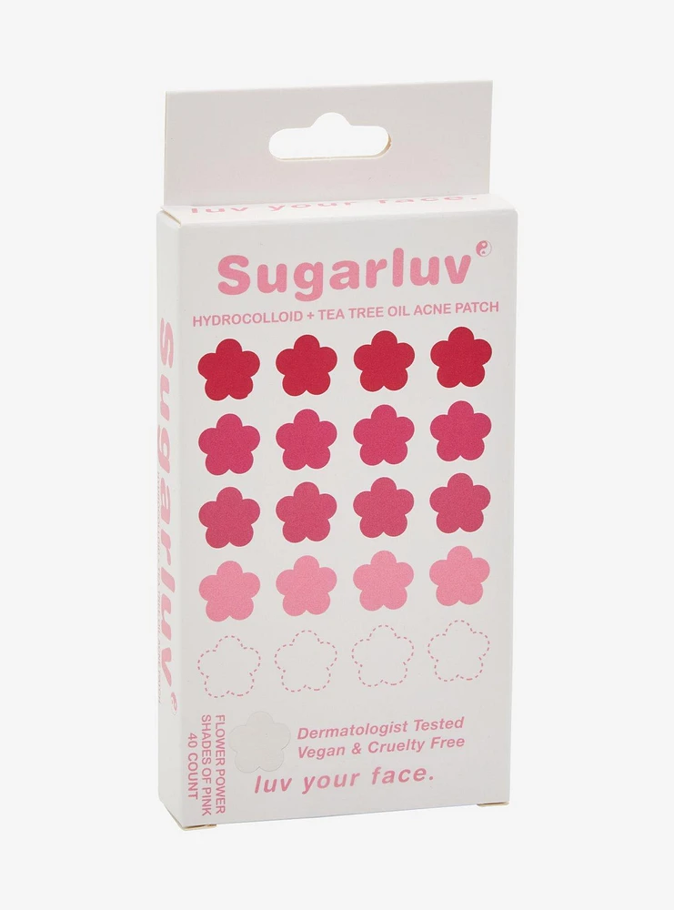 Sugarluv Flower Hydrocolloid & Tea Tree Oil Acne Patches