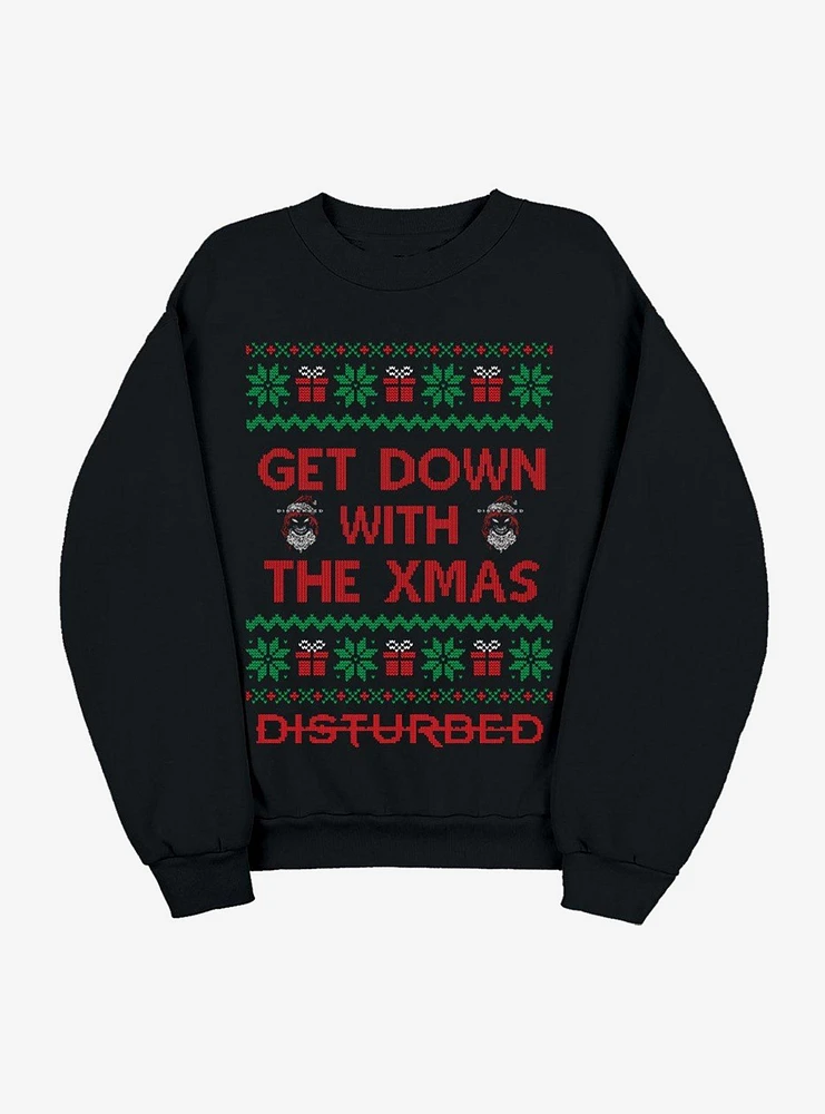 Disturbed Get Down With The Xmas Sweatshirt