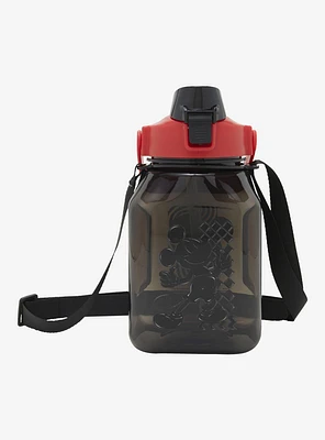 Disney Mickey Mouse Water Bottle with Strap