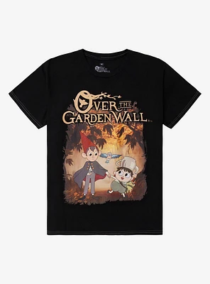 Over The Garden Wall Group Forest Boyfriend Fit Girls T-Shirt