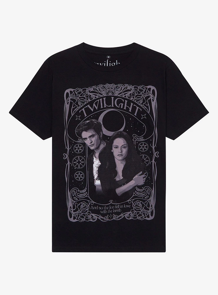 The Twilight Saga Edward & Bell Tarot Boyfriend Fit Girls T-Shirt